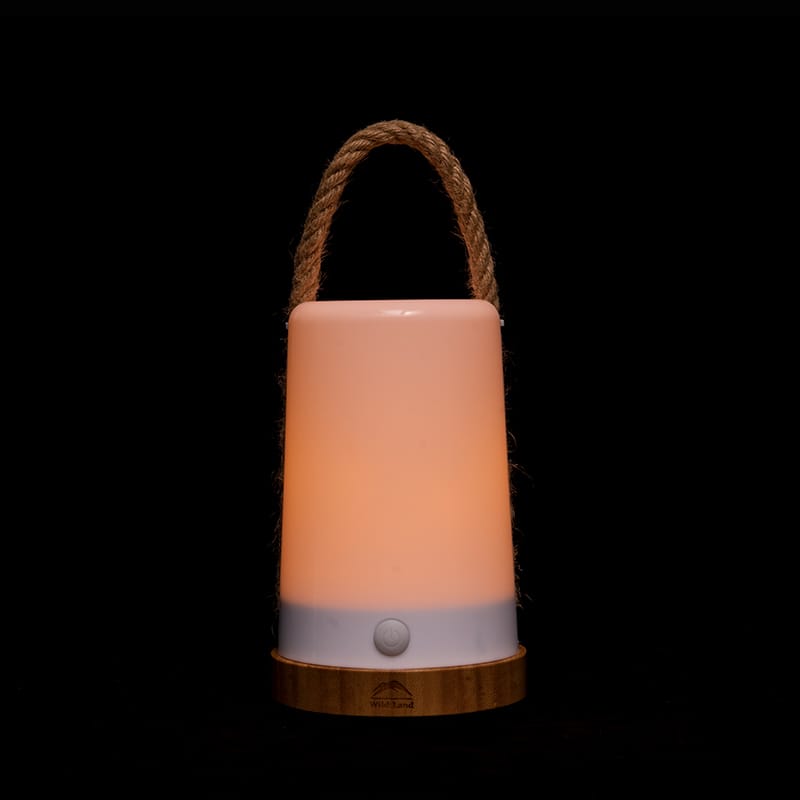 Portable Outdoor indoor Led Lantern With Hemp Rope Camping BBQ Outdoor family gathering light