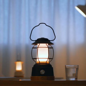 Klassische tragbare LED-Campinglaterne, wiederaufladbare Lampe