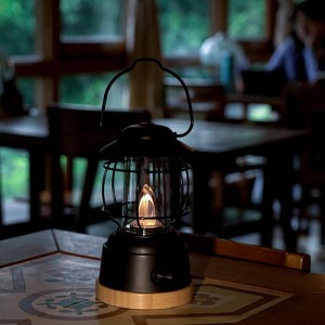 Outdoor living leisure LED light portable waterproof lantern for indoor and outdoor