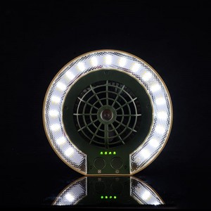 Kannettava LED Camping Fan Light -telttavalo