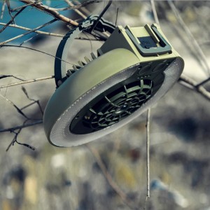 អំពូល LED Camping Fan Light ចល័ត