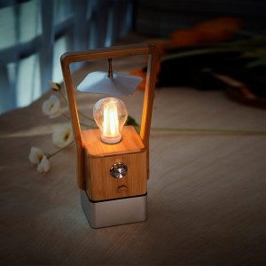 Portable rechargeable nga gidekorasyonan nga LED table lantern