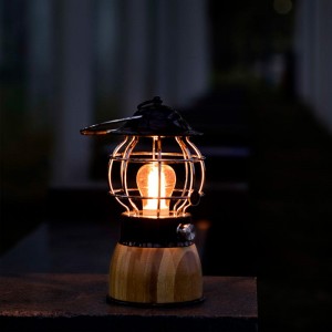 Portable Rechargeable Harmony LED Lantern Style Classical ho an'ny fampiasana an-trano