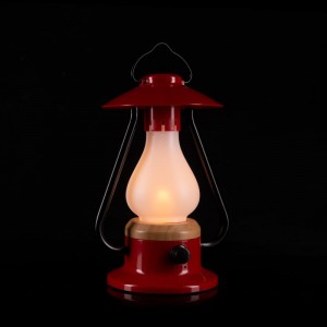 Retro portable rechargeable decorated LED flame...