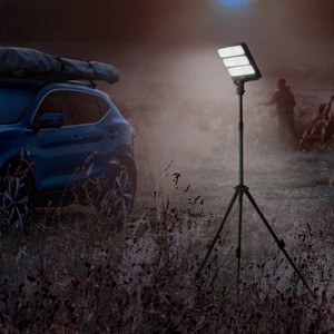 Solar Rechargeable LED Camping Light / High Lumen Working Light