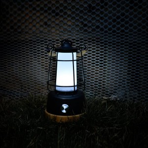 Bærbar høy lumen oppladbar hampetau LED-lanterne vanntett